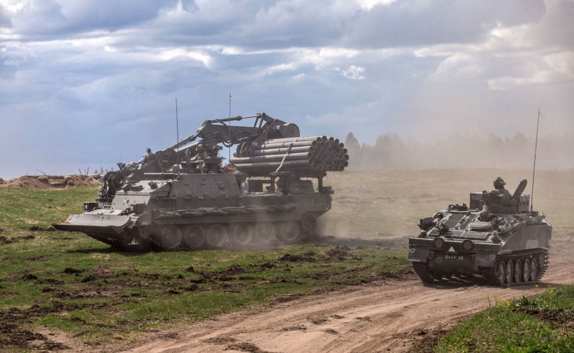 Brits On Ex Spring Storm In Estonia