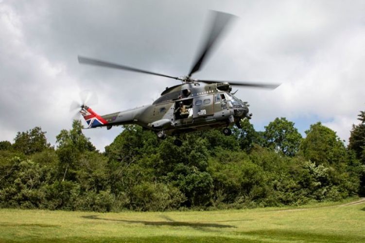 50th Anniversary Puma Helicopter New Paint Job Salisbury Plain 02072021 CREDIT MOD