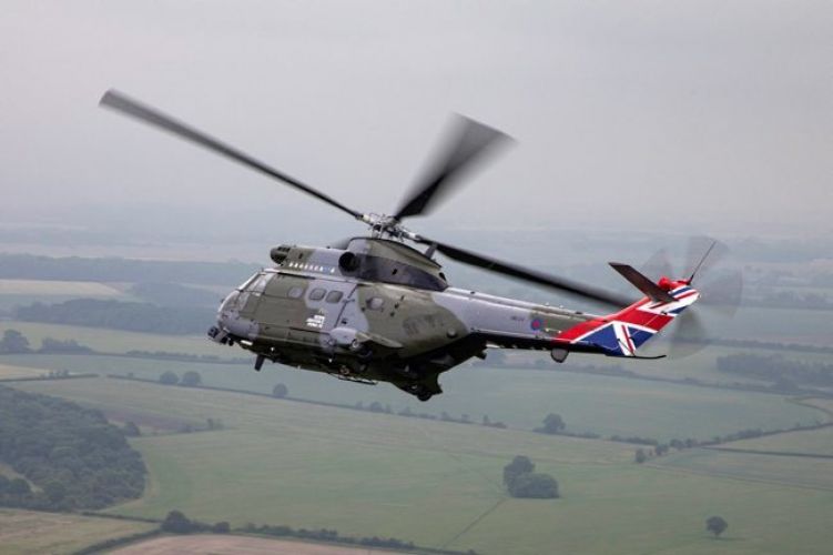 50th Anniversary Puma Helicopter New Paint Job in flight 02072021 CREDIT MOD