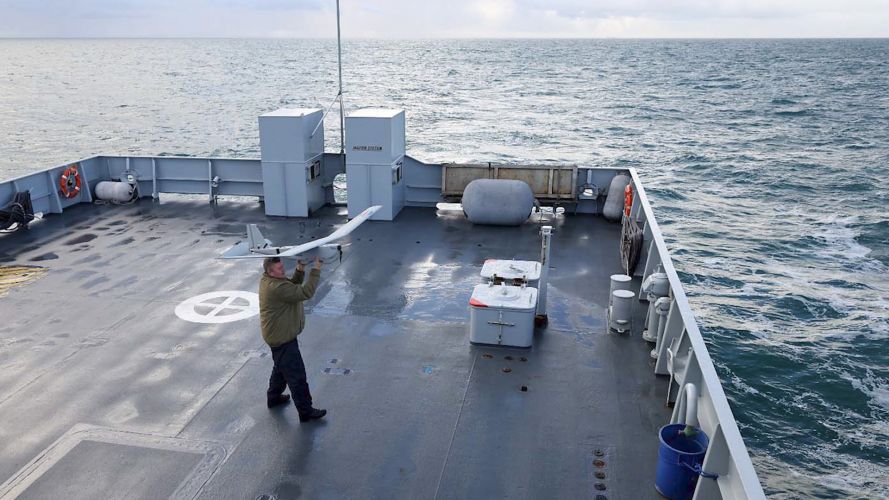 700X Naval Air Squadron has been conducting training with the Puma aircraft on HMS Mersey