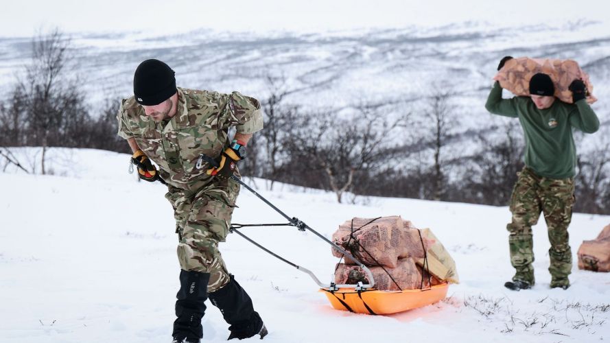 The team of volunteers will need to haul a three- to four-year supply of logs