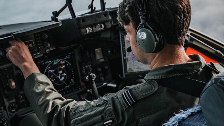 99 Sqn Flying sorties as part of Exercise Paramoose 08102023 CREDIT RAF