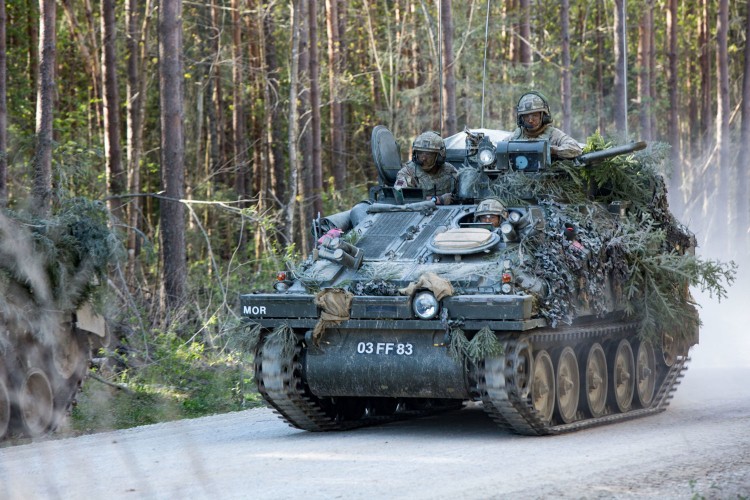 Brits On Ex Spring Storm In Estonia