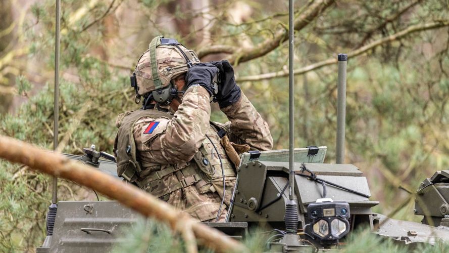 A Soldier on top of the Warrior Armoured Fighting Vehicle 24012023 CREDIT MOD Crown Copyright.jpg