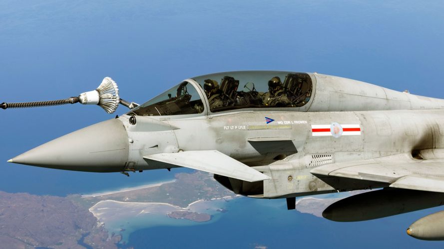 The exercise consists of ten Nato countries involving ships, aircraft, ground forces and deployed staff (Picture: MOD)