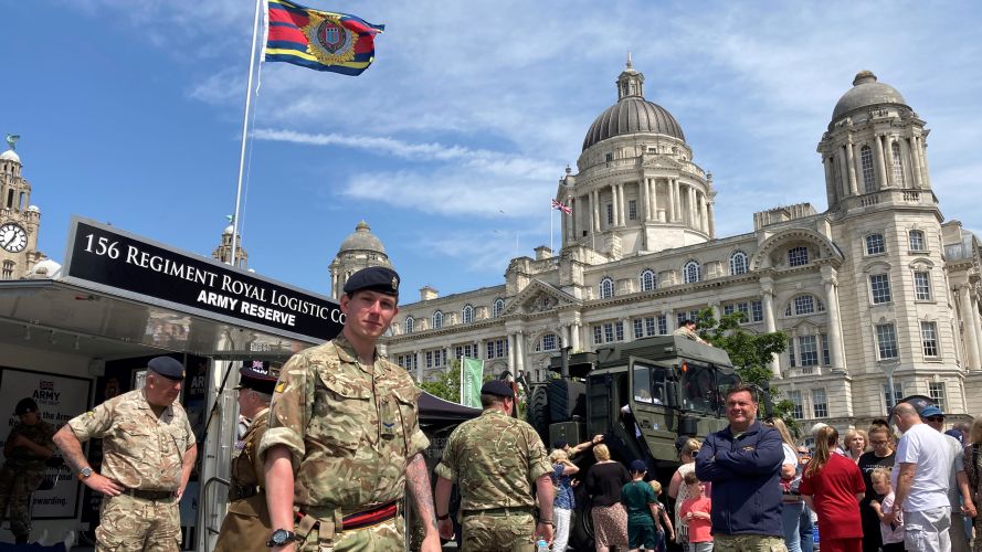 A weekend of events are marking the Battle of the Atlantic, in Liverpool 28052023 CREDIT BFBS.jpeg