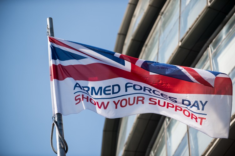 Armed Forces Day Flag London City Hall