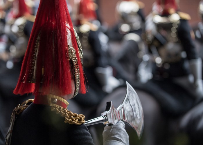 Queen's Cavalry inspection 