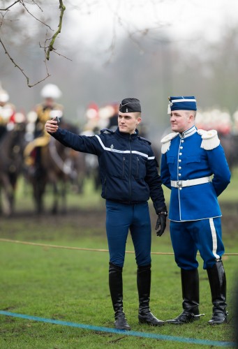 Queen's Cavalry inspection 