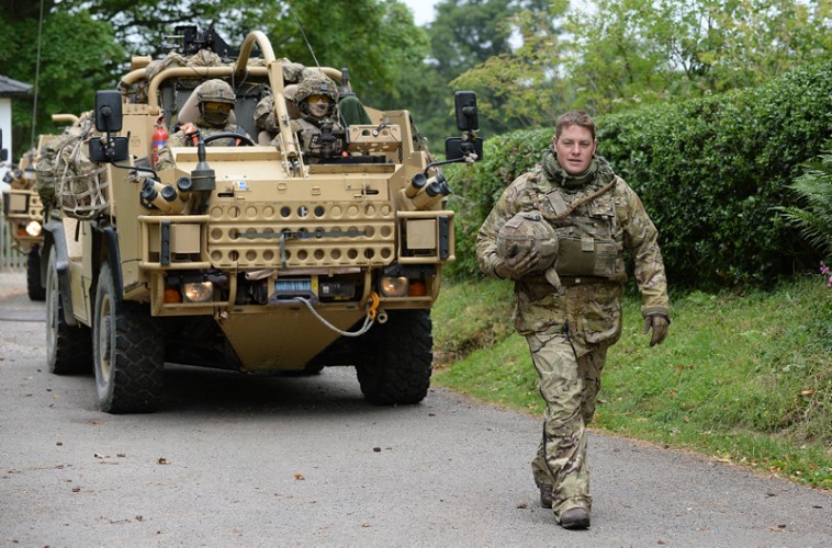 Jackal armoured vehicle Corporal Kieran Welfoot