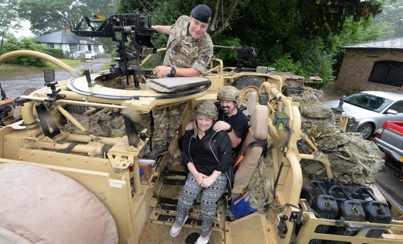 Jackal armoured vehicle Corporal Kieran Welfoot