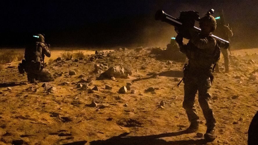 Air Defence Troop 30 Commando Royal Marines live firing at Marine Air Ground training centre 15102021 Credit MOD.jpg