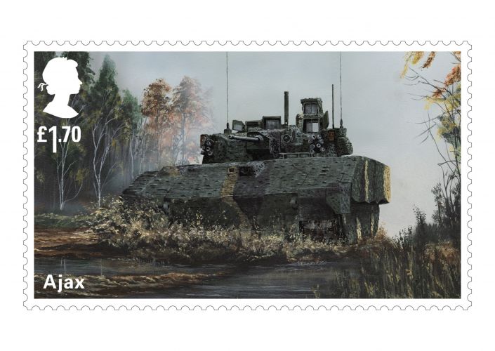 Ajax stamp British Army vehicle commemorative stamps 26082021 CREDIT ROYAL MAIL
