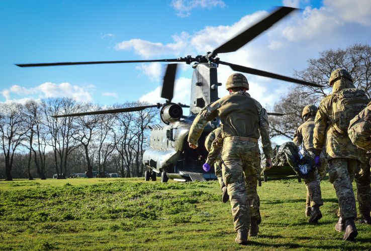 'Extraction' - part of the winning Amateur Portfolio Category - taken by Corporal Danny Houghton (Picture: British Army).