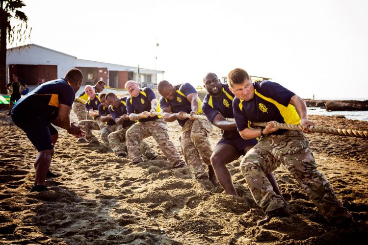 'Take the strain' - winner of the Amateur Sport/Adventure Training Category - taken by Colour Sergeant Phillip Carr (Picture: British Army).