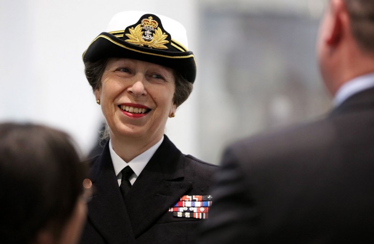 Princess Royal Names New Jetty At Portsmouth Naval Base 