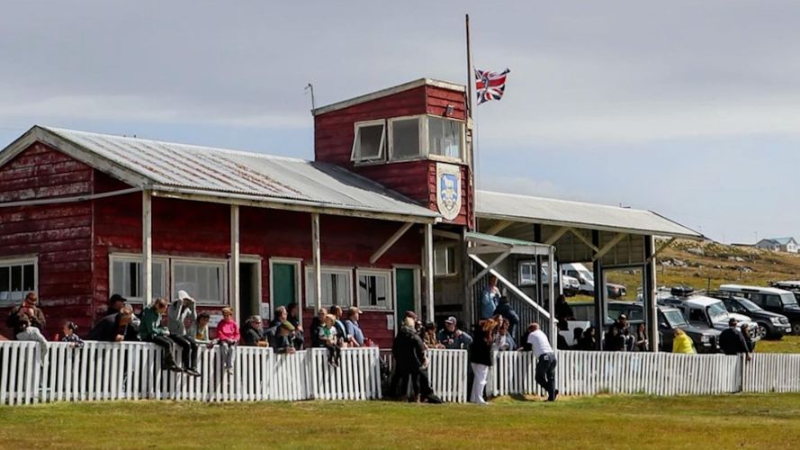 Annual Boxing Day race meeting Stanley Falklands 04012024 CREDIT Welsh Guards