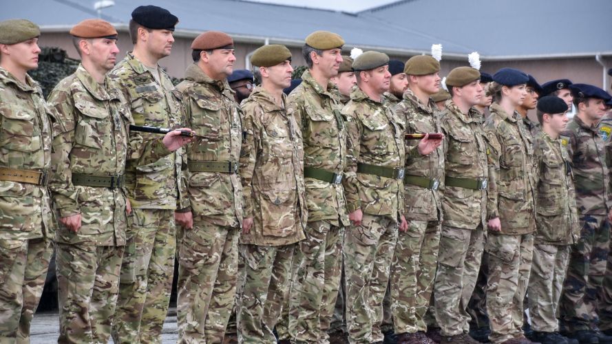 Army's King's Royal Hussars formally take over from the Royal Welsh in Estonia 23092022 CREDIT Army, MOD.jpg