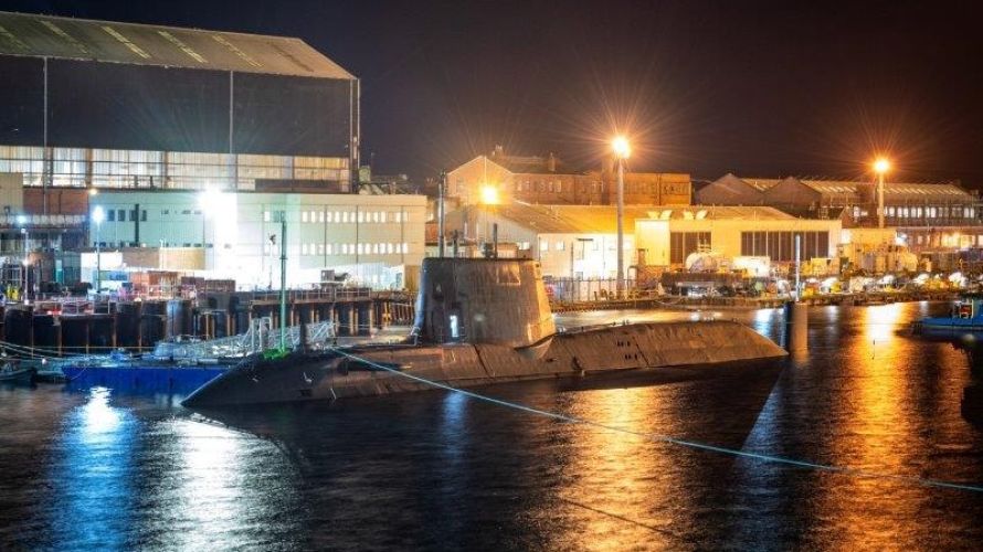 Astute class submarine to be built by BAE Systems, HMS Anson,officially commissioned into the Royal Navy 31082022 CREDIT BAE Systems.jpg