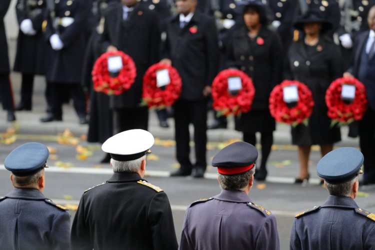 Remembrance Sunday 2017 at Cenotaph - CREDIT: MOD