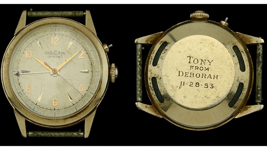 Tony “Bolshie” Bartley's watch from his wife Deborah (Picture: Dix Noonan Webb).