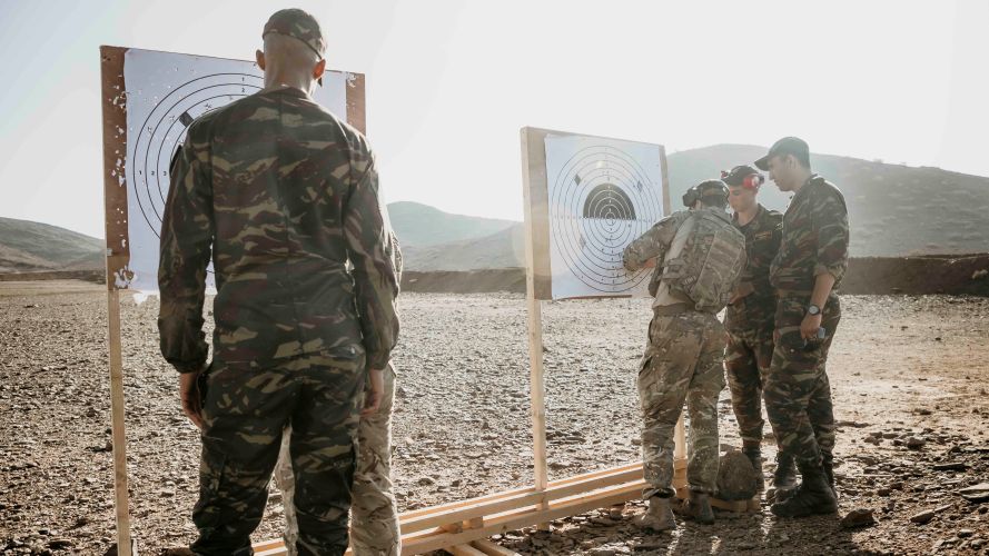 British Army paratroopers have been training in Morocco on Exercise Jebel Sahara 05112022 CREDIT Cpl Danny Houghton, British Army.jpg