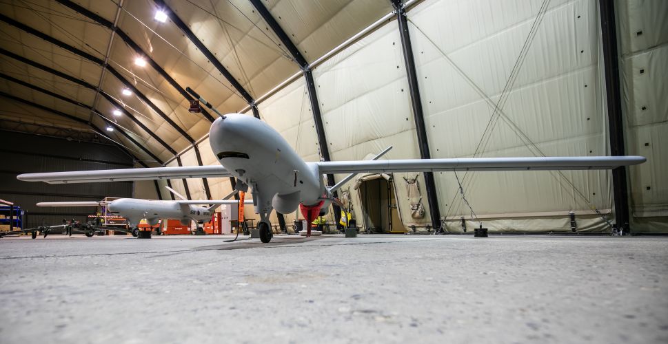 British Army’s Watchkeeper Unmanned Aerial System being prepared at RAF Akrotiri operatedby 47 Regiment Royal Artillery 28072021 CREDIT MOD Crown Copyright.jpg