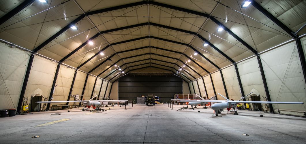 British Army’s Watchkeeper Unmanned Aerial System being prepared at RAF Akrotiri, operated by 47 Regiment Royal Artillery 28072021 CREDIT MOD Crown Copyright.jpg