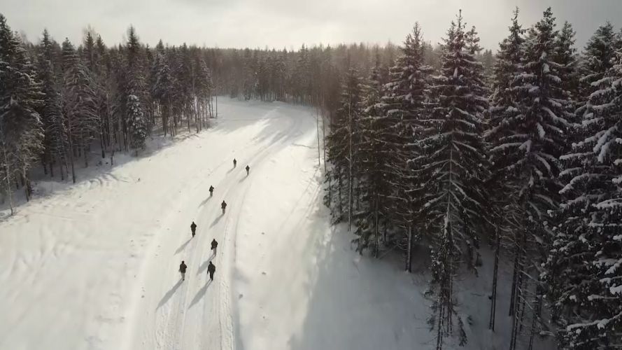 British troops took on deep snow and freezing conditions for NATO training in February (Picture: British Army). British Troops take on deep snow and freezing conditions for NATO training 20022021 Credit Army.jpg