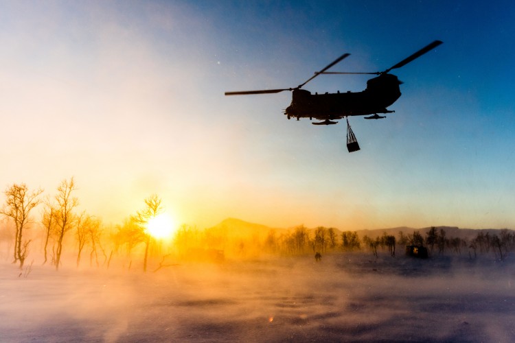 Chinook On Exercise Clockwork