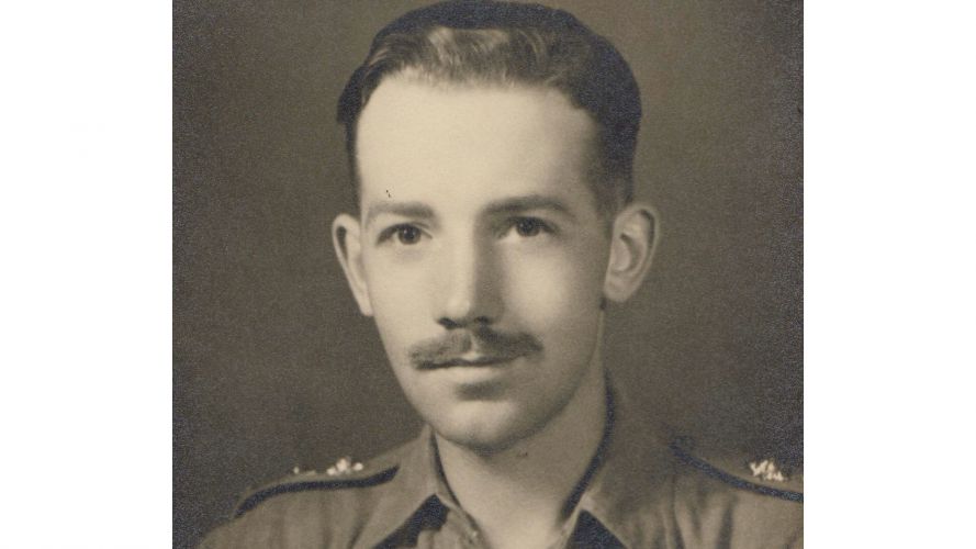 Captain Tom Moore in military uniform