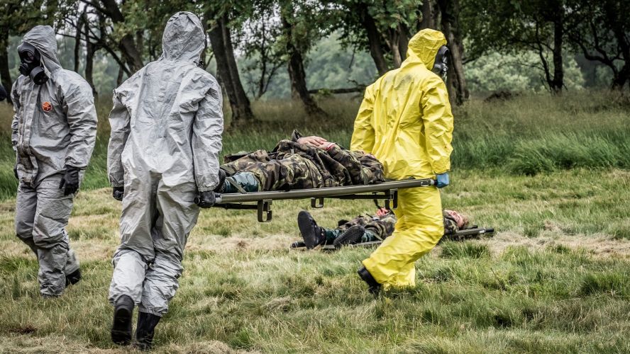 Casualties are moved during Royal Navy NATO exercise 05082022 CREDIT Royal Navy.jpg