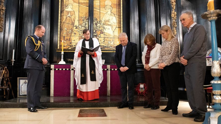 Ceremony to remember RAF Sergeant murdered in WWII following discovery of his identification bracelet 01122021 CREDIT MOD.jpg