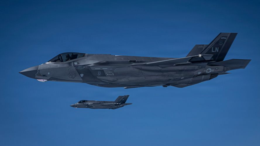 Combat Archer US Air Force F-35A F-35A Lightning II fly in formation  CREDIT DVIDS
