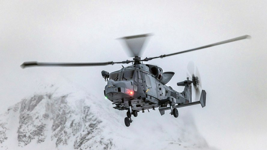 Commando Wildcat AH1 from 847 Naval Air Squadron on Op Clockwork 110124 CREDIT MOD