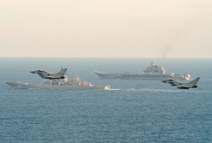 Royal Navy & RAF Russian Navy Escort