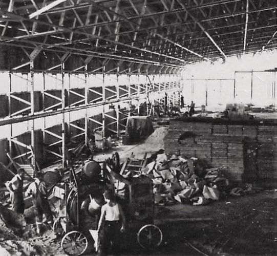 Construction of a hangar at RNAS Culdrose