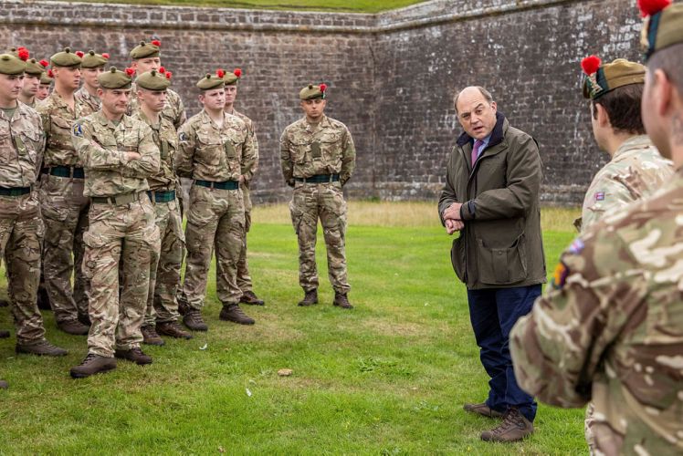 Defence Secretary visits 3 SCOTS as they deploy south in support of Operation Pitting, the UK's mission to evacuate people from Afghanistan 