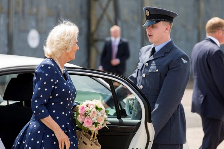 Duchess of Cornwall Arrives At RAF Halton 150719 Credit MOD