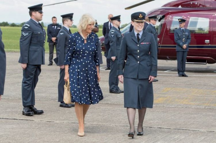 Duchess of Cornwall Begins Tour At RAF Halton for Centenary Visit