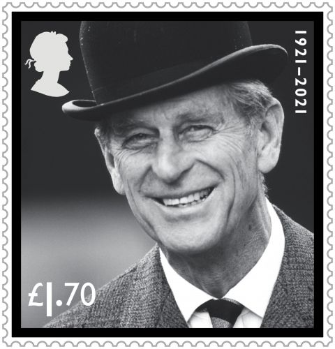 Duke of Edinburgh £1.70 stamp showing HRH The Prince Philip, Duke of Edinburgh at the Royal Windsor Horse Show 