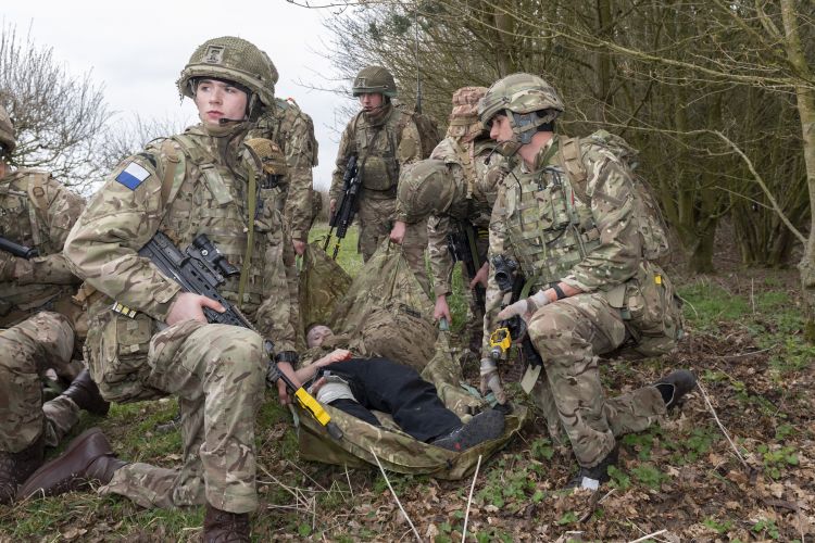 Exercise Mercury Dagger took place on the STANTA ranges in Norfolk (Picture: MOD).