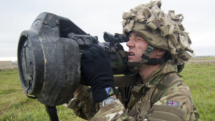 Exercise Racing Snake firing anti tank weapon