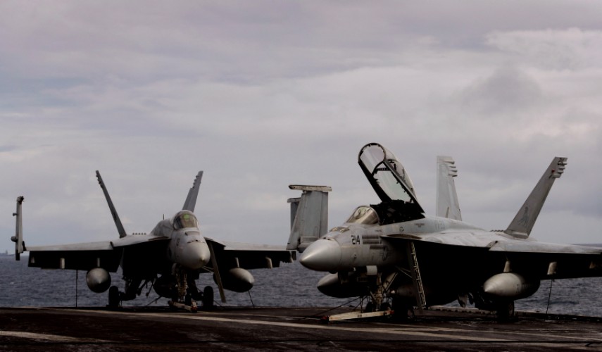 USS George HW Bush Exercise Saxon Warrior Aircrafts