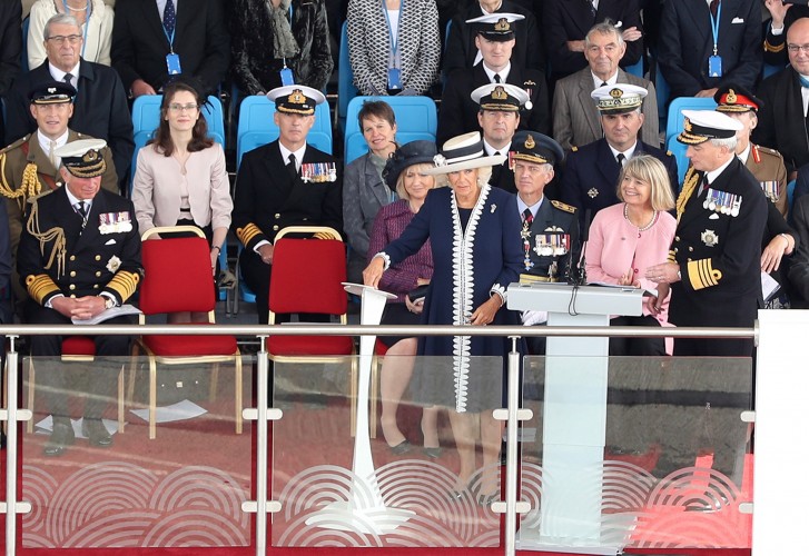 Her Royal Highness, The Duchess of Rothesay naming HMS PRINCE OF WALES