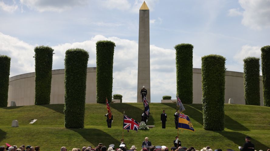 Falklands 40th Anniversary Memorial at the National Memorial Arboretum 14062022 CREDIT MOD Crown Copyright.jpg