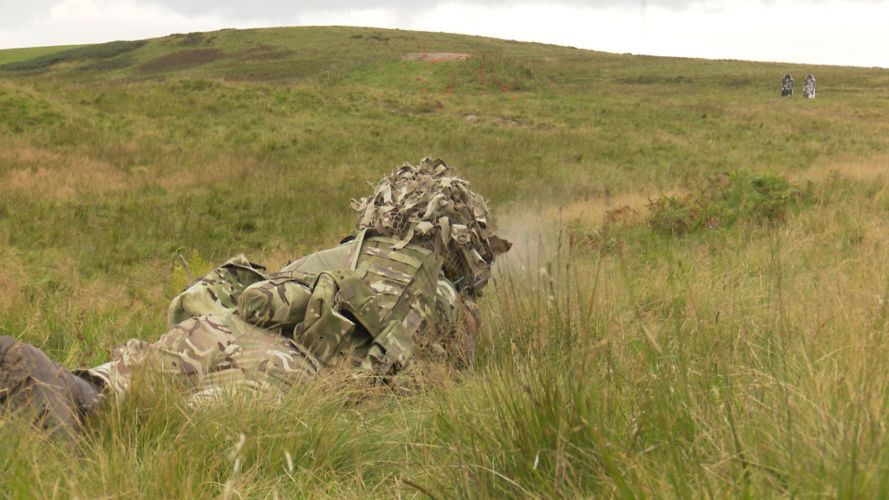 Fire team attack shoot 4 Lancs live firing Ex Resilient Lion 2 CREDIT BFBS 201020