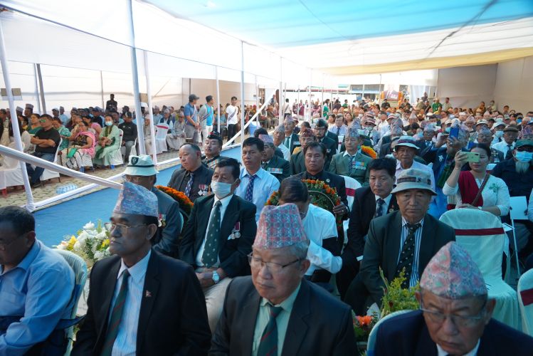 Funeral of Captain Ram Bahadur Limbu