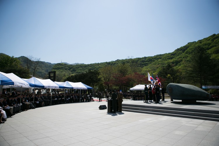 Gloster Hill South Korea Ceremony Veterans