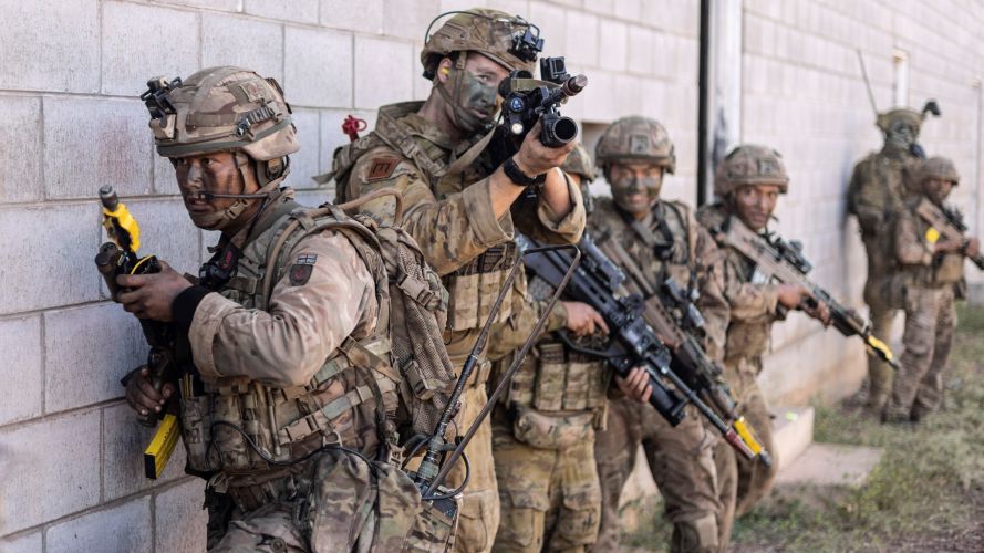 Gurkha troops here training as multinational companies on the Mount Bundey training area near Darwin, Australia 25052023 CREDIT British Army.jpg